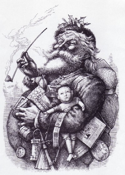 St. Nicholas as drawn by Thomas Nast