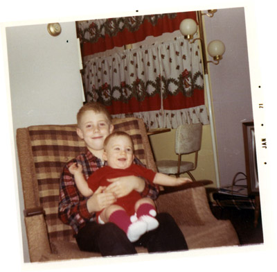 David and me in 1971