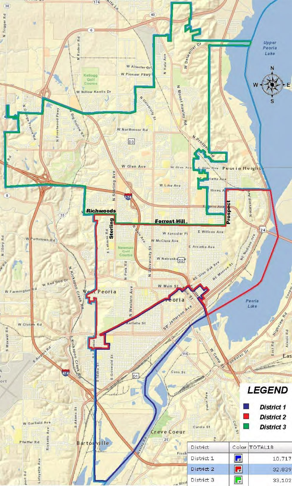 Peoria Public Schools redistricting map on the agenda for Monday night